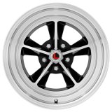 Legendary Wheels GT9 Black Machined 17x8 Wheels, Machined, 17 in. x 8.00 in., Aluminum, Machined, 5 x 114.3mm Bolt Circle, 4.25 in. Backspacing, Each thumbnail 1