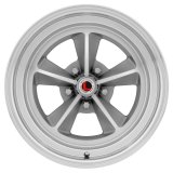 Legendary Wheels GT9 Silver 17x8 Wheels, Silver, 17 in. x 8.00 in., Aluminum, Gloss Silver, 5 x 114.3mm Bolt Circle, 4.25 in. Backspacing, Each thumbnail 1