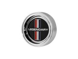 Legendary Wheels Center Caps LW-HC029 Wheel Cap, Screw-On, Plastic, Chrome, Emblem, Fits LW10, LW20, LW30, LW40, LW50, LW66, LW67, LW69, LW70, LW90 Series Wheels, Each thumbnail 1