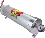 CVR Oil Accumulators OAC91 Engine Accumulator, 3 Quarts, Clear Anodized, Gauge, Valve, Each thumbnail 4