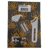 CVR Billet Throttle Return Spring Brackets 64501CL Bracket, 4500 Series Carburetor, Aluminum, Clear Anodized, Bracket, Each thumbnail 1