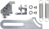 CVR Billet Throttle Return Spring Brackets 64501CL Bracket, 4500 Series Carburetor, Aluminum, Clear Anodized, Bracket, Each thumbnail 2