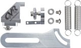 CVR Billet Throttle Return Spring Brackets 64501CL Bracket, 4500 Series Carburetor, Aluminum, Clear Anodized, Bracket, Each thumbnail 3