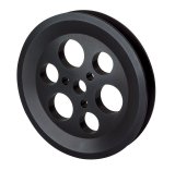 CVR Vacuum Pump Pulleys VS28 Pulley, VP625K, 5 in, Aluminum, Black Anodized, Bolt-On, Each thumbnail 2