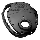 CVR Timing Covers TC2350BK Cover, 2-piece, Billet Aluminum, Black Anodized, Bolts, Gaskets, Chevy, V6, V8 Small Block, Kit thumbnail 2