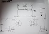CVR Proflo Extreme Water Pump Assemblies 8554CL Pump, Electric, Extreme, 55 gpm, Billet Aluminum, Clear Anodized, Chevy, Big Block, Each thumbnail 2
