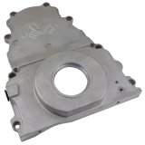 CVR LS 2-Piece Timing Covers TC2328 Cover, 2-Piece, Cast Aluminum, Natural, Chevrolet, LS, V8 Gen 3, Each thumbnail 2