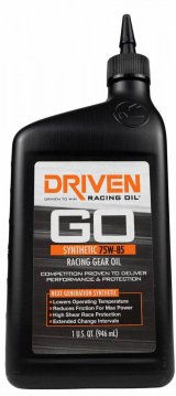 75W85 Driven Racing Oil Super Speedway Synthetic Gear 00830 Oil, Speedway, Racing, Synthetic, 75W85, 1 Quart, Each thumbnail 2