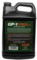 50 Driven Racing Oil GP-1 High Performance Conventional Motor 19516 Engine Oil, Conventional, Mineral, 50W, 1 Gallon, Each thumbnail 2
