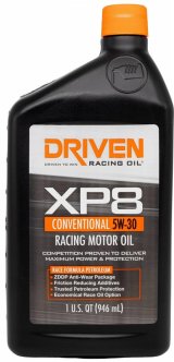 5w30 Driven Racing Oil XP8 Petroleum Motor 01906 Engine Oil, XP8, Mineral, 5W30, 1 qt., Each thumbnail 2