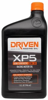 20w50 Driven Racing Oil XP5 Semi-Synthetic Motor 00906 Engine Oil, XP5, Semi Synthetic, 20W50, 1 qt., Each thumbnail 3