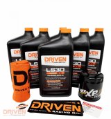 Driven Racing Oil Change Kits 20633K Engine Kits, Canister Filter, 5W30, Synthetic, 6 qts., Chevrolet, 4.8/5.3/5.7/6.0L LS, Kit thumbnail 1