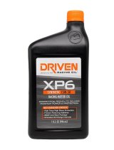 15w50 Driven Racing Oil XP6 Synthetic Motor 01006 Engine Oil, Racing, XP6, Synthetic, 15W50, 1 Quart, ZDDP Enhanced, for Looser Clearanced Engines/Aluminum Blocks, Each thumbnail 1