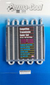 Perma-Cool Thin-Line Transmission Coolers 1025 Fluid Cooler, Transmission, Tube and Fin, Aluminum, Natural, 10 in. x 12 1/2 in. x 3/4 in., Each thumbnail 2