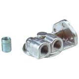 Perma-Cool Remote Oil Filter Brackets 1711 Mounting Bracket, Single, Aluminum, 1/2 in. NPT, Inlet/Outlet Ports Facing Right, Each thumbnail 1