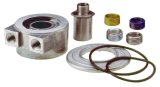 Perma-Cool Sandwich Oil Adapters 189 Adapter, Filter, Sandwich, Aluminum, Natural, Multiple Thread Sizes, 3/8 in. NPT Inlet/Outlet, Each thumbnail 3