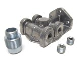 Perma-Cool Remote Oil Filter Brackets 4794 Mount, 1-14 in. Thread, 1/4 in. NPT Ports, Ports Left/Right, Each thumbnail 2