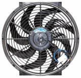 14 Inch 1,850 CFM Perma-Cool Standard Electric Fan 18124 Fan, Single, in. Diameter, Puller, cfm, Plastic, Black, Each thumbnail 2