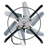 17.38 Inch 2,900 CFM Perma-Cool High Performance Electric Fan 19117 Fan, Single, 17.375 in. Diameter, Reversible, cfm, Aluminum Blade, Kit thumbnail 2