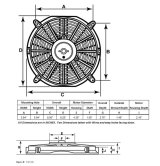 8 Inch 2,400 CFM Perma-Cool Standard Electric Fan 19128 Fan, Single, in. Diameter, Reversible, cfm, Black, Plastic, Each thumbnail 1