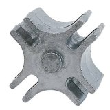 Perma-Cool Mechanical Fan Spacers 24100 Spacer, Aluminum, Natural, 1 in. Thick, 5/8 in. Pilot, Kit thumbnail 2