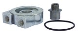 Perma-Cool Sandwich Oil Adapters 181 Adapter, Filter, Sandwich, Aluminum, Natural, 3/4-16 in. Thread, 3/8 in. NPT Inlet/Outlet, Each thumbnail 2