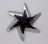 Perma-Cool Turbo Flex Fans 86180 Fan, Flex-Type, High Performance, Counterclockwise, 18 in. Diameter, Stainless Steel Blades/Steel Hub, Each thumbnail 1