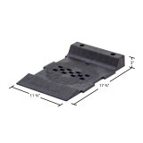 Race Ramps Pro-Stop Parking Guides RR-PS-2 Aid, Tire Stop, Floor Mat Bump, Polymer, Black, Pair thumbnail 2