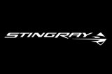 Fender Gripper Covers FG2018 Cover, Foam/Vinyl, Black, Corvette Stingray Logo, 22 in. x 34 in., Each thumbnail 2
