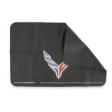 Fender Gripper Covers FG2083 Covers, Gripper, Black, Nylon Mesh, Foam Non Slip Backing, Corvette,Flag Logo, Chevy, Each thumbnail 4