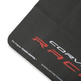 Fender Gripper Covers FG2084 Covers, Gripper, Black, Nylon Mesh, Foam Non Slip Backing, Corvette Racing Logo, Chevy, Each thumbnail 1
