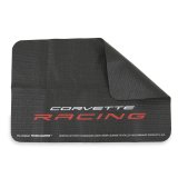Fender Gripper Covers FG2084 Covers, Gripper, Black, Nylon Mesh, Foam Non Slip Backing, Corvette Racing Logo, Chevy, Each thumbnail 2
