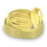 Superwinch Tow Straps 2302284 Strap, Nylon, Yellow, 1.0 in. Width, 8.0 ft. Length, 1,600 lb. Rating, Loop Ends, Each thumbnail 1