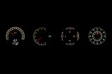 Dakota Digital RTX Direct-Fit Gauge Kits for 1970-1974 BARRACUDA, CHALLENGER - RTX-70D-CLG-X Kit, Direct Fit, RTX, Analog, Black Face, White/Multicolor Illuminated Numbers, Red Pointer, Dodge, Plymouth, Kit thumbnail 4