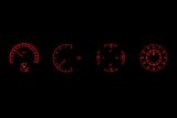 Dakota Digital RTX Direct-Fit Gauge Kits for 1970-1974 BARRACUDA, CHALLENGER - RTX-70D-CLG-X Kit, Direct Fit, RTX, Analog, Black Face, White/Multicolor Illuminated Numbers, Red Pointer, Dodge, Plymouth, Kit thumbnail 7