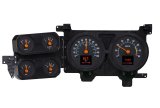 Dakota Digital RTX Direct-Fit Gauge Kits RTX-76C-PU-X Kit, Direct Fit, RTX, Analog/Digital, Black Face, White/Multicolor Illuminated Numbers, Orange Pointer, Chevy, GMC, Kit thumbnail 1