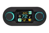 Dakota Digital Gen-IV HDX Climate Control Systems DCC-4000-K-K Panel, Control, HDX-Style, Black Alloy, Kit thumbnail 1