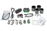 Dakota Digital Gen-IV HDX Climate Control Systems DCC-4000-K-K Panel, Control, HDX-Style, Black Alloy, Kit thumbnail 5