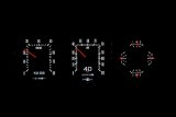 Dakota Digital RTX Direct-Fit Gauge Kits RTX-73F-PU-X Kit, Direct Fit, RTX, Analog, Black Face, White/Multicolor Illuminated Numbers, Red Pointer, Ford, Kit thumbnail 7