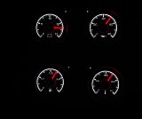 Dakota Digital HDX Direct-Fit Analog Gauge Systems HDX-73C-PU-K Kit, Direct Fit, HDX, Analog/Digital, Black Face, White/Multicolor Illuminated Numbers, White/Multicolor Illuminated Pointer, Chevy, Kit thumbnail 4