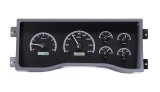 Dakota Digital VHX Series Direct-Fit Analog Gauge Systems VHX-95C-PU-K-W Kit, Direct Fit, VHX, Analog, Black Face, White Numbers, White Pointer, Chevy, GMC, Kit thumbnail 1