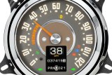 Dakota Digital RTX Direct-Fit Gauge Kits RTX-47C-PU-X Kit, Direct Fit, RTX, Analog/Digital, Black Face, White/Multicolor Illuminated Numbers, Orange Pointer, for 5.2 in. Hole, Chevy, GMC, Kit thumbnail 1