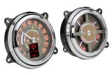 Dakota Digital RTX Direct-Fit Gauge Kits RTX-47C-PU-X Kit, Direct Fit, RTX, Analog/Digital, Black Face, White/Multicolor Illuminated Numbers, Orange Pointer, for 5.2 in. Hole, Chevy, GMC, Kit thumbnail 4