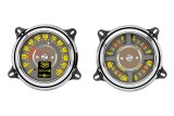 Dakota Digital RTX Direct-Fit Gauge Kits RTX-47C-PU-X Kit, Direct Fit, RTX, Analog/Digital, Black Face, White/Multicolor Illuminated Numbers, Orange Pointer, for 5.2 in. Hole, Chevy, GMC, Kit thumbnail 5