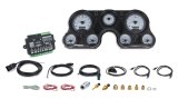 Dakota Digital VHX Series Direct-Fit Analog Gauge Systems VHX-67C-PA-S-B Kit, Direct Fit, VHX, Analog, Silver Face, Black/Blue Illuminated Numbers, White/Blue Illuminated Pointer, Chevy, Kit thumbnail 2