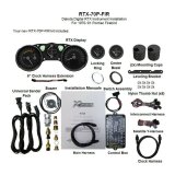 Dakota Digital RTX Direct-Fit Gauge Kits for 1970-1981 FIREBIRD - RTX-70P-FIR-X Kit, RTX, Direct Fit, Analog, Speed, Tach, Volts, Fuel, Water, Clock, Oil, TFT Message Center, Black Face, Multicolor, Pontiac, Firebird, Kit thumbnail 2