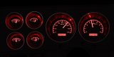 Dakota Digital VHX Series Direct-Fit Analog Gauge Systems VHX-73C-PU-C-R Kit, Direct Fit, VHX, Analog, Carbon fiber Face, White/Red Illuminated Numbers, White/Red Illuminated Pointer, Chevy, GMC, Kit thumbnail 2