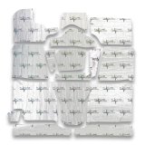 Flatline Barriers Floor Insulation and Sound Dampening Kits TABT4031 Heat Barrier Deadening Mats, Floor, Adhesive Backed, Chevrolet, GMC, Low Tunnel, Kit thumbnail 6