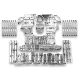 Flatline Barriers Complete Insulation and Sound Dampening Kits TABT4038 Heat Barrier Deadening Mats, Kit, Adhesive Backed, Chevrolet, GMC, 2nd Series, Low Tunnel, Kit thumbnail 4