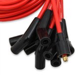 Mallory Pro Sidewinder Spark Plug Wire Sets 947 Wires, Sidewinder, Spiral Core, 8mm, Red, 135 Degree Boots, Universal, V8, Set thumbnail 1
